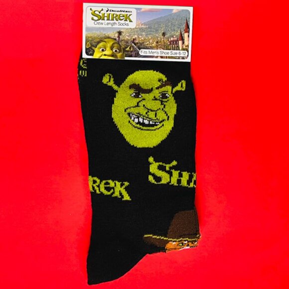 Mens Shrek Donkey and Puss in Boots Socks - Picture 5 of 6